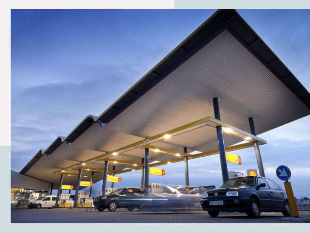 Навесы для АЗС в Братск от 612 руб. - Защита и комфорт