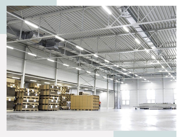 Освещение ангаров в Братске