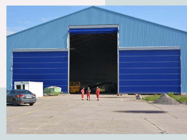 Ангарные ворота в Братск от СтальСтрой-Брт по цене 612 руб.