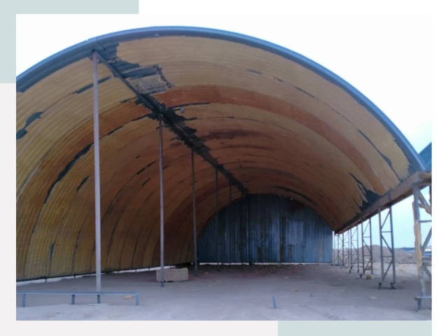 Реконструкция ангаров в Братске