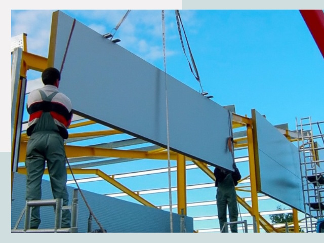 Монтаж сэндвич-панелей в Братске от 612 руб.