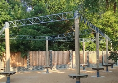 Терраса из металлоконструкций под ключ, проектирование, изготовление и монтаж от СтальСтрой-Брт